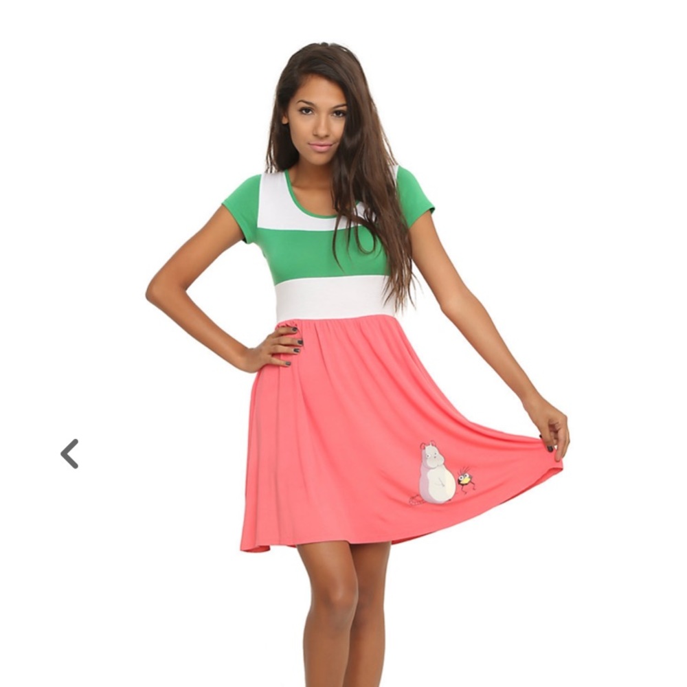 Hot topic spirited away dress sold out chihiro cosplay dress L